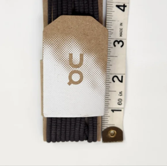 On Cloud "Put Me On"  Dark Gray Replacement Laces For Running Shoes NEW - Picture 6 of 6